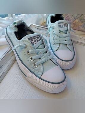 New Converse Chuck Taylor All Star Shoreline Sneakers Light Teal Blue W6